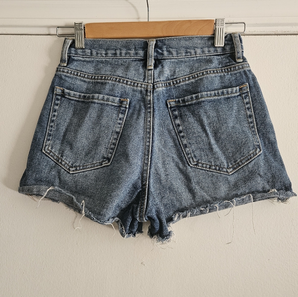 PacSun Women's Vintage Ultra High Denim Shorts Size 24 - Picture 4 of 4